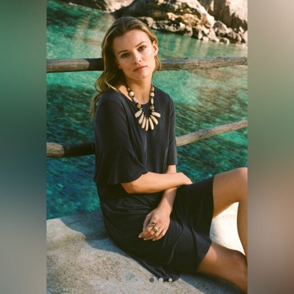 Anthropologie Averil Tee Dress in Carbon, medium - Picture 1 of 9